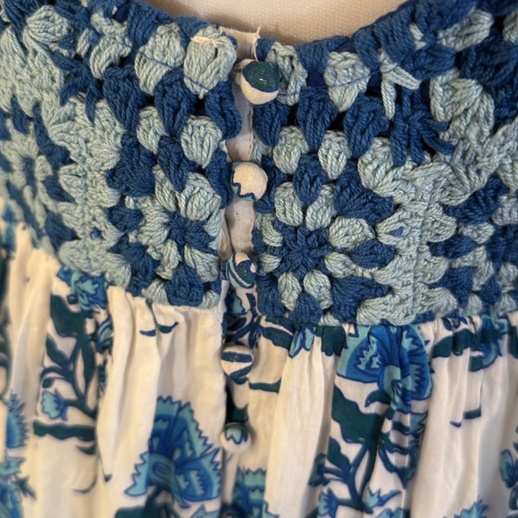 Ro's Garden Guinea Maxi Dress Anthropologie - Picture 13 of 16